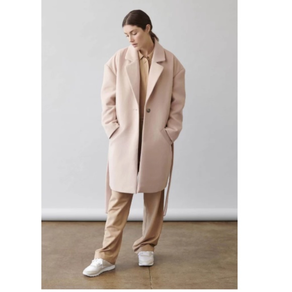 Elizabeth and James Self-Tie TAN Coat NEW W TAGS - Picture 4 of 10